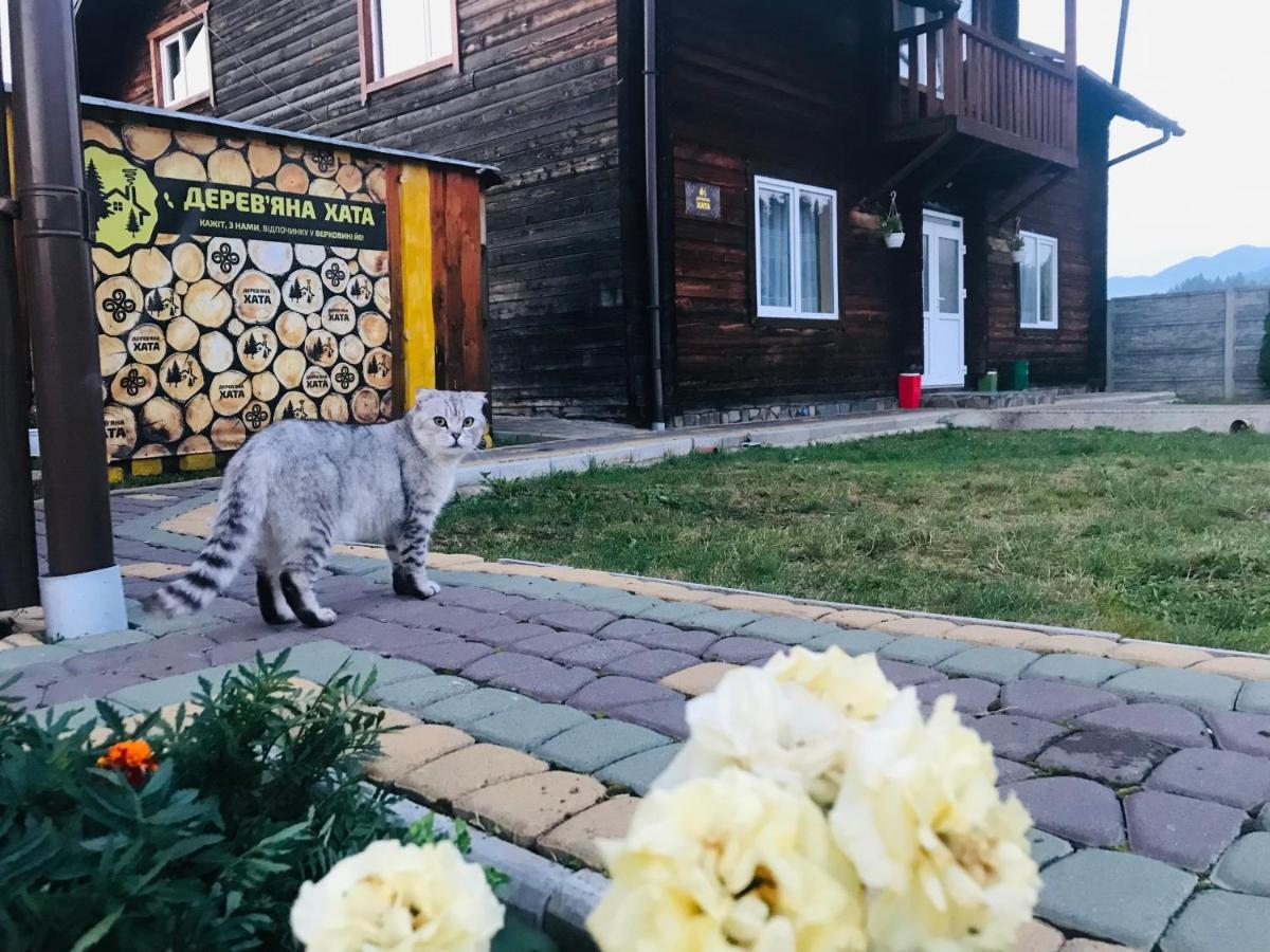 садиба Дерев*яна Хата Верховина Екстер'єр фото